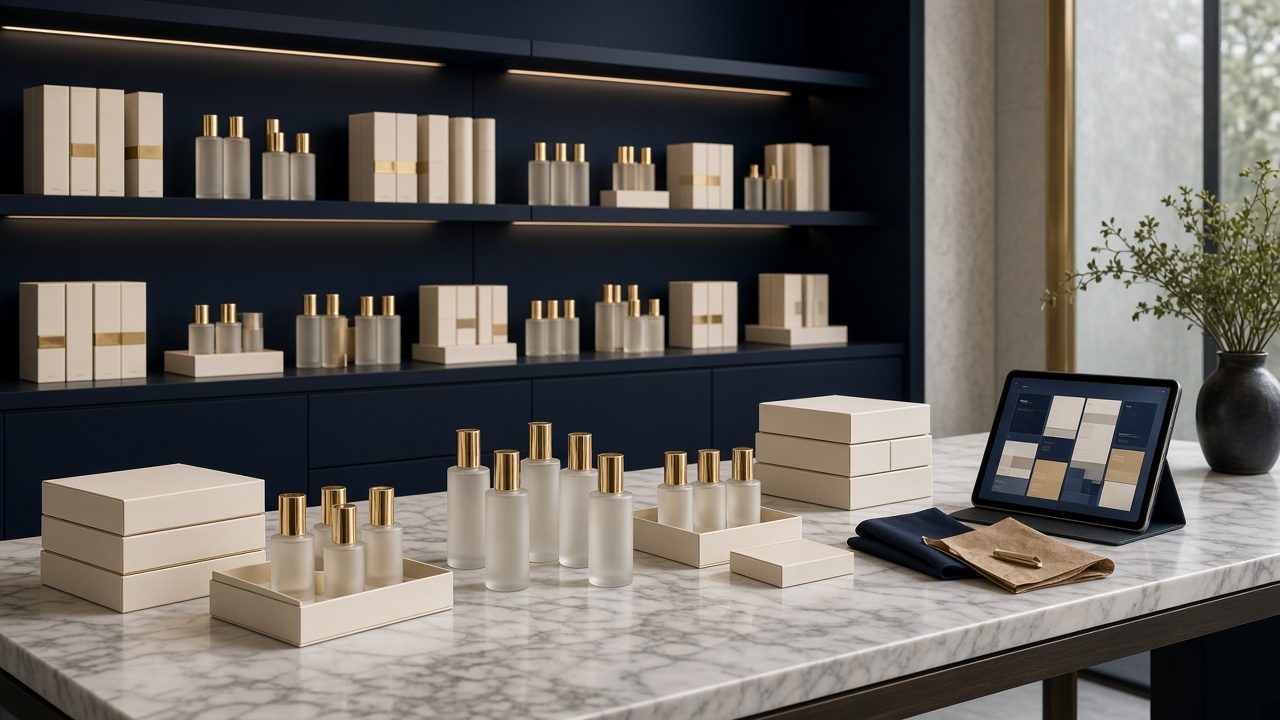 Retail operations environment representing connected business systems